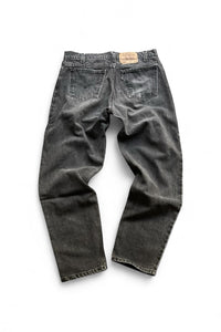 MADE IN USA 92'S 550 DENIM PANTS / SULFUA BLACK [SIZE: 34 USED]