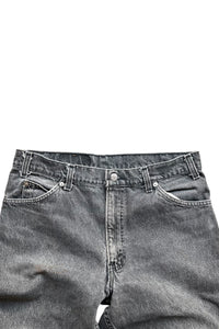 MADE IN USA 92'S 550 DENIM PANTS / SULFUA BLACK [SIZE: 34 USED]