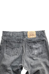 MADE IN USA 92'S 550 DENIM PANTS / SULFUA BLACK [SIZE: 34 USED]