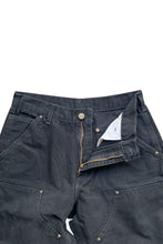 画像をギャラリービューアに読み込む, MADE IN USA Y2K 05&#39;S DOUBLE KNEE PAINTER PANTS / BLACK [SIZE: 30 USED]
