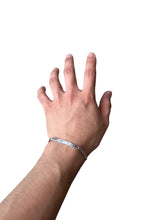 画像をギャラリービューアに読み込む, MADE IN ITALY 925 SILVER ID BRACELET / SILVER [SIZE: ONE SIZE USED]
