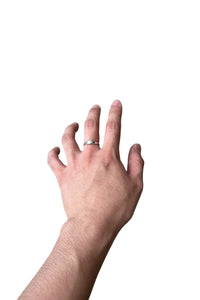 925 SILVER RING / SILVER  [SIZE: 16号 USED]