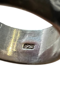 925 SILVER RING / SILVER  [SIZE: 18号 USED]
