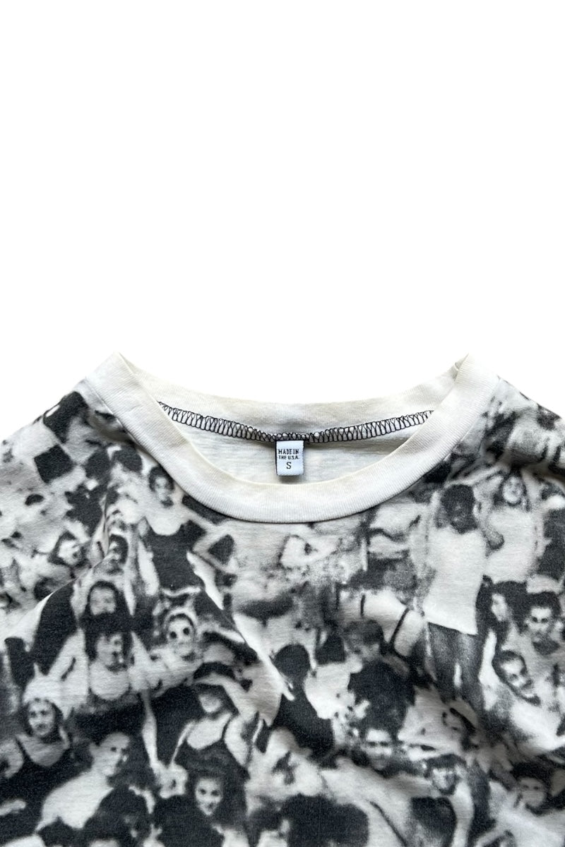 MADE IN USA PATTERN T-SHIRT / PATTERN [SIZE: S USED]
