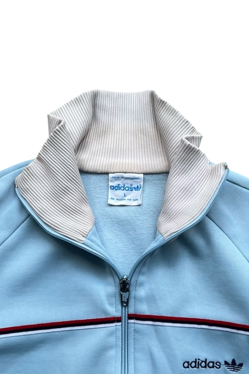 70'S TRACK JACKET / LIGHT BLUE [SIZE: L USED]
