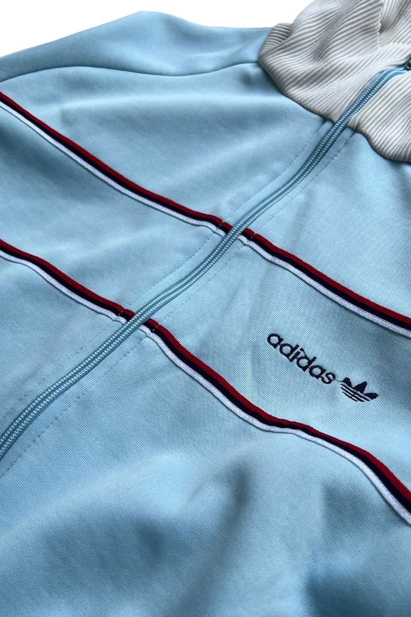70'S TRACK JACKET / LIGHT BLUE [SIZE: L USED]