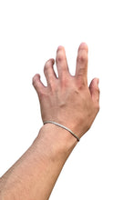 画像をギャラリービューアに読み込む, MADE IN ITALY 925 SILVER BRACELET / SILVER [SIZE: ONE SIZE USED]
