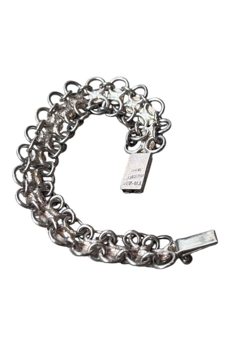 MADE IN MEXICO 925 SILVER BRACELET / SILVER [SIZE: ONE SIZE]
