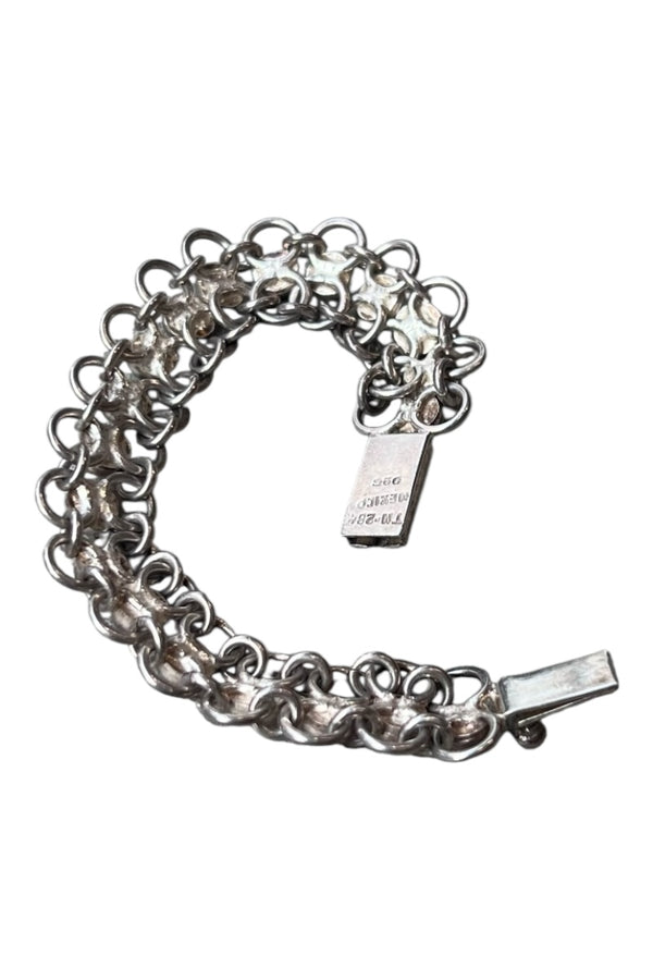 MADE IN MEXICO 925 SILVER BRACELET / SILVER [SIZE: ONE SIZE]