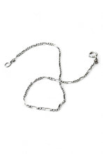 画像をギャラリービューアに読み込む, 925 SILVER FIGARO CHAIN BRACELET / SILVER [SIZE: ONE SIZE USED]
