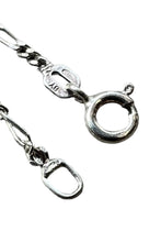 画像をギャラリービューアに読み込む, 925 SILVER FIGARO CHAIN BRACELET / SILVER [SIZE: ONE SIZE USED]
