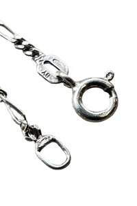 925 SILVER FIGARO CHAIN BRACELET / SILVER [SIZE: ONE SIZE USED]