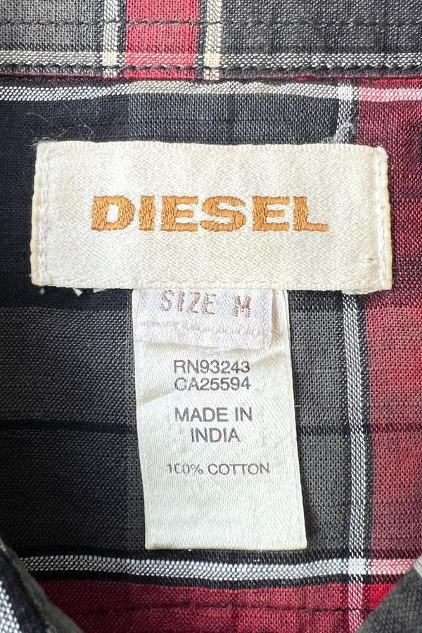 Y2K EARLY 00'S L/S CHECK WESTERN SHIRT / CHECK [SIZE: M USED]