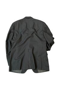 MADE IN USA 80'S WOOL TAILORED JACKET / KHAKI [SIZE: L USED]