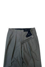 画像をギャラリービューアに読み込む, MADE IN USA 80&#39;S WOOL 2 TUCKS SLACKS / KHAKI [SIZE: L USED]
