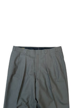 画像をギャラリービューアに読み込む, MADE IN USA 80&#39;S WOOL 2 TUCKS SLACKS / KHAKI [SIZE: L USED]
