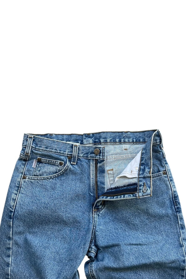 MADE IN MEXICO Y2K 07'S DENIM PAINTER PANTS / BLUE [SIZE: 33 USED]