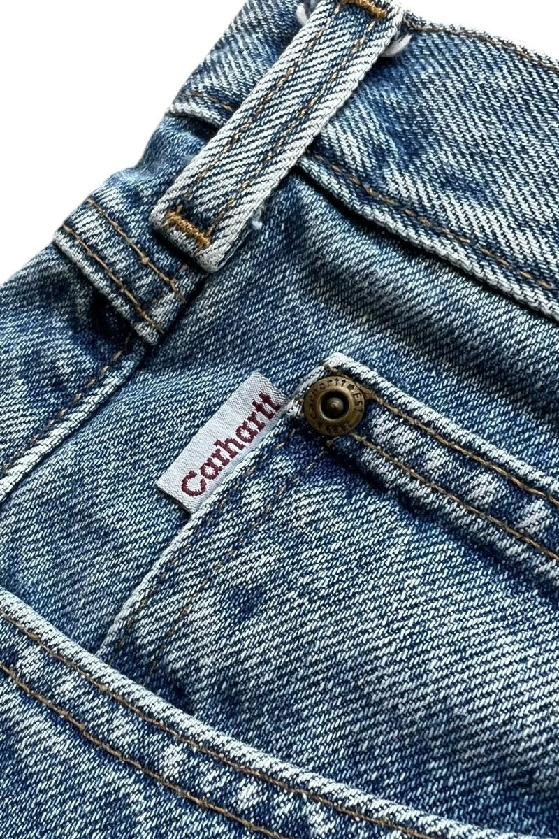 MADE IN MEXICO Y2K 07'S DENIM PAINTER PANTS / BLUE [SIZE: 33 USED]