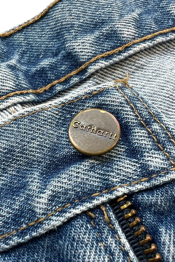 MADE IN MEXICO Y2K 07'S DENIM PAINTER PANTS / BLUE [SIZE: 33 USED]