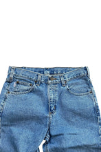 画像をギャラリービューアに読み込む, MADE IN MEXICO Y2K 07&#39;S DENIM PAINTER PANTS / BLUE [SIZE: 33 USED]
