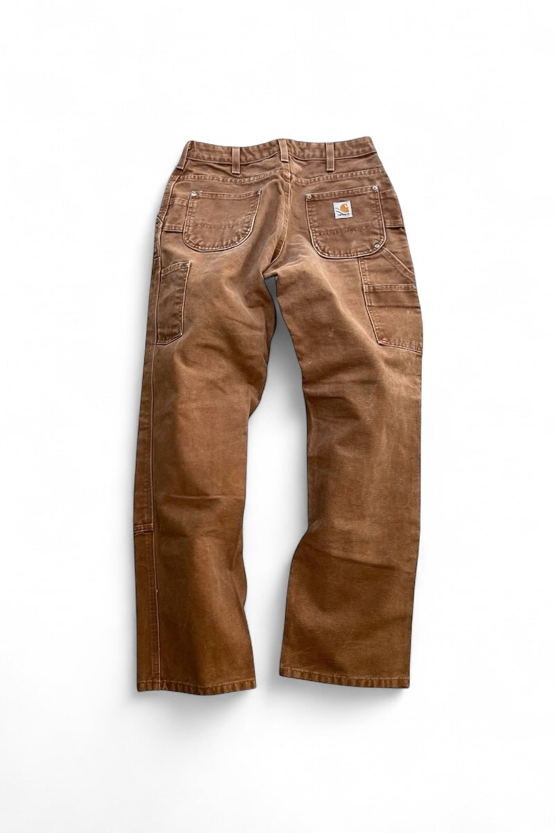 DOUBLE KNEE DUCK PANTS FADED BROWN / BROWN [SIZE: M USED]