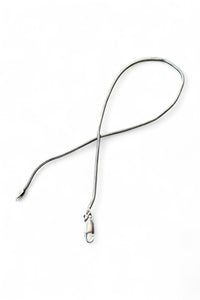 MADE IN ITALY 925 SILVER SNAKE CHAIN ANKLET / SILVER [SIZE: ONE SIZE USED]
