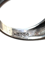 画像をギャラリービューアに読み込む, 925 SILVER RING W/STONE / SILVER  [SIZE: 8号 USED]
