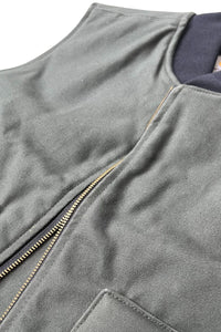07'S DUCK VEST / KHAKI [SIZE: L USED]