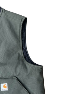 07'S DUCK VEST / KHAKI [SIZE: L USED]