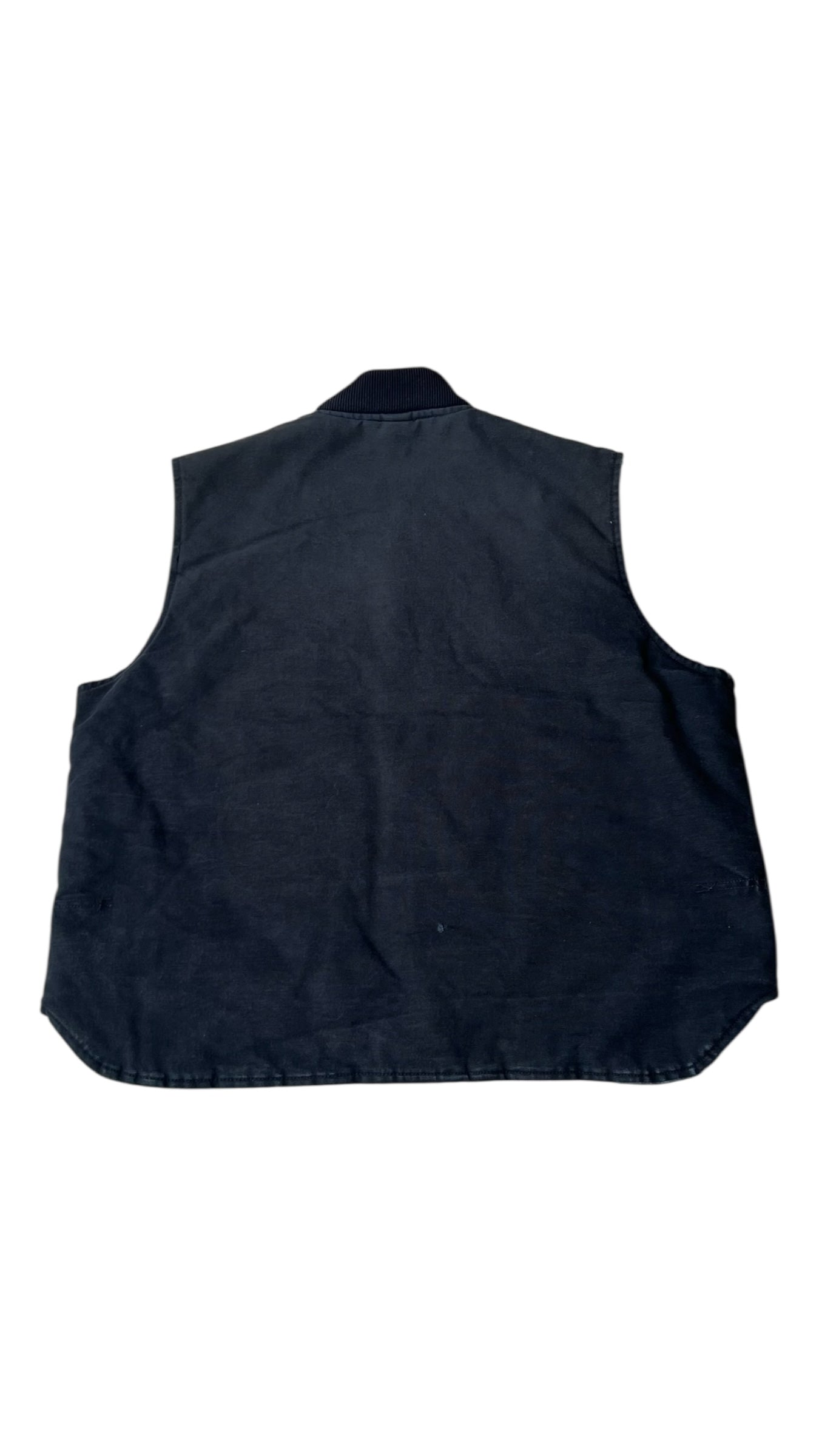 90'S FADED BLACK DUCK VEST / BLACK [SIZE: L USED]