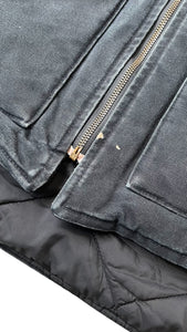 90'S FADED BLACK DUCK VEST / BLACK [SIZE: L USED]