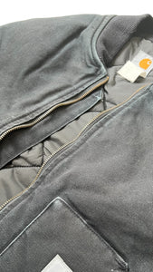 90'S FADED BLACK DUCK VEST / BLACK [SIZE: L USED]