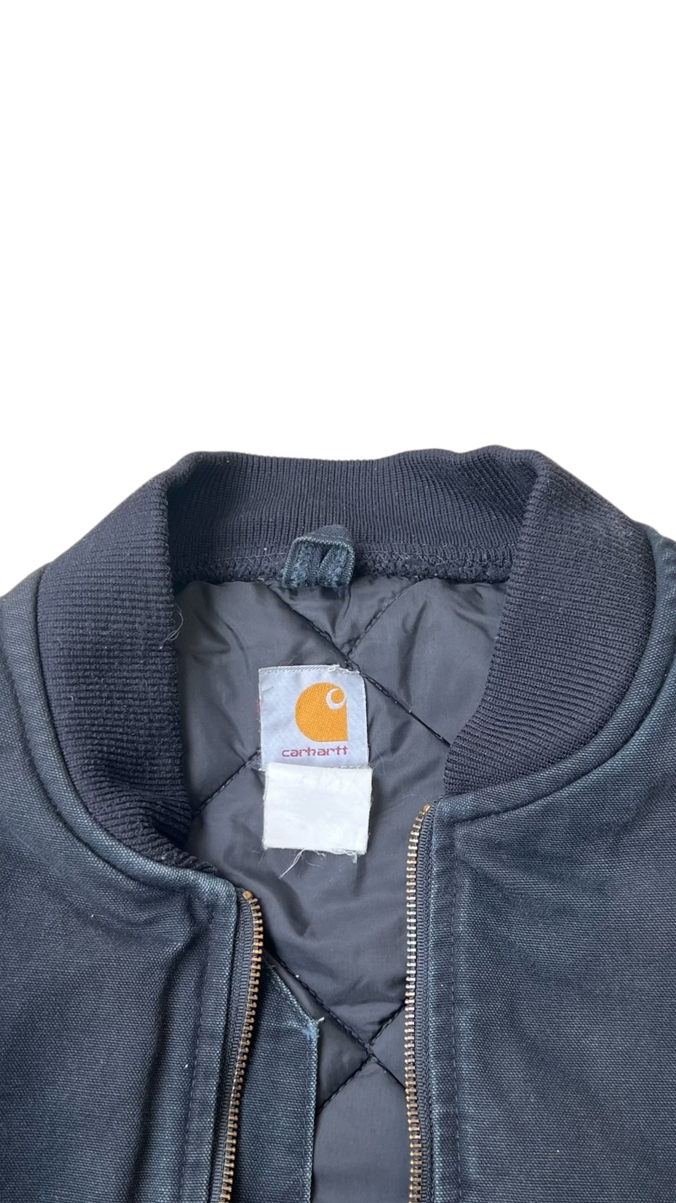 90'S FADED BLACK DUCK VEST / BLACK [SIZE: L USED]