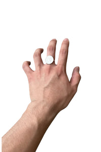 1944'S VINTAGE SILVER COIN RING / SILVER  [SIZE: 20号 USED]