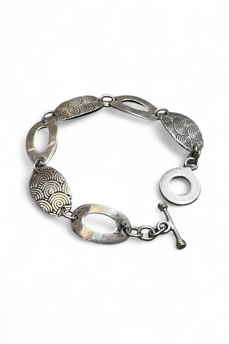 925 SILVER BRACELET T-BAR / SILVER [SIZE: ONE SIZE USED]