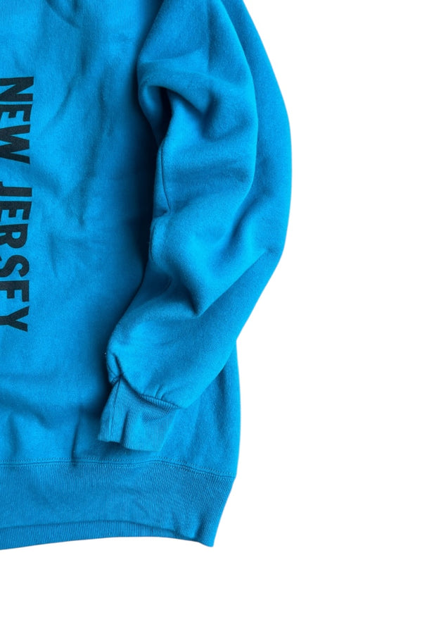 MADE IN USA 90'S MICKEY NEW JERSEY SWEATSHIRT / BLUE [SIZE: L USED]
