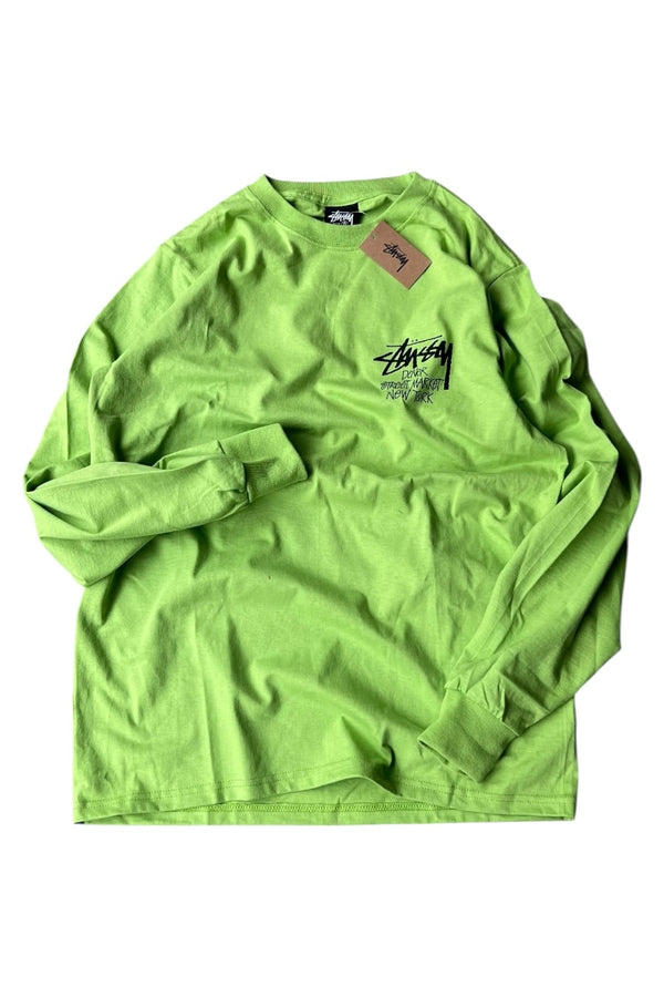 DOVER STREET MARKET NYC L/S T-SHIRT / NEON [SIZE: S DEADSTOCK/NOS]