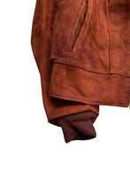 画像をギャラリービューアに読み込む, 50-60&#39;S SUEDE LEATHER JACKET / BROWN [SIZE: M USED]
