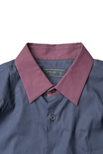 画像をギャラリービューアに読み込む, MADE IN ITALY 11SS L/S BI-COLOR DRES SHIRT / BLACK [SIZE: 41 USED]

