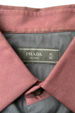 画像をギャラリービューアに読み込む, MADE IN ITALY 11SS L/S BI-COLOR DRES SHIRT / BLACK [SIZE: 41 USED]
