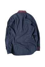 画像をギャラリービューアに読み込む, MADE IN ITALY 11SS L/S BI-COLOR DRES SHIRT / BLACK [SIZE: 41 USED]
