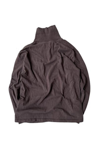 TURTLE NECK SHIRT / BROWN [SIZE: S USED]
