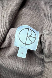 TURTLE NECK SHIRT / BROWN [SIZE: S USED]