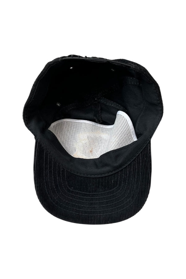 90'S CORDUROY CAMEL ADVERTISING CAP / BLACK [SIZE: ONE SIZE USED]