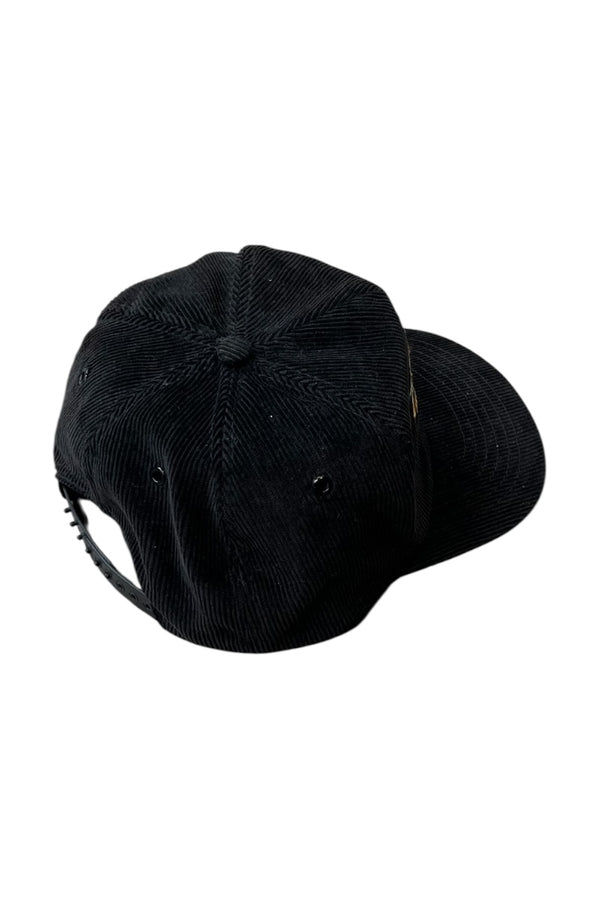90'S CORDUROY CAMEL ADVERTISING CAP / BLACK [SIZE: ONE SIZE USED]