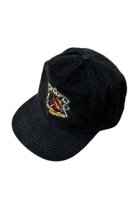 90'S CORDUROY CAMEL ADVERTISING CAP / BLACK [SIZE: ONE SIZE USED]