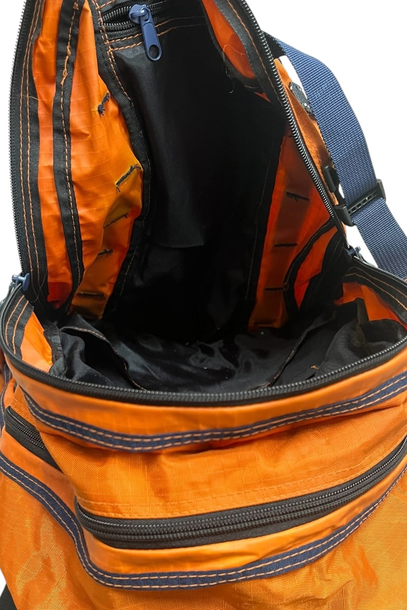 Y2K EARLY 00'S BACKPACK / ORANGE [SIZE: ONE SIZE USED]