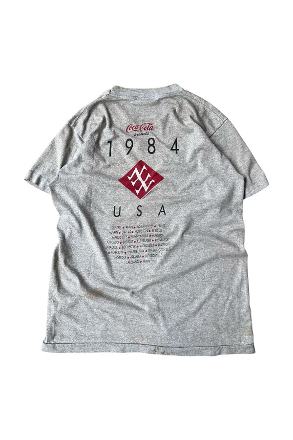 MADE IN USA 84'S DURAN DURAN MUSIC T-SHIRT / GRAY [SIZE: M USED]
