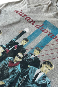 MADE IN USA 84'S DURAN DURAN MUSIC T-SHIRT / GRAY [SIZE: M USED]