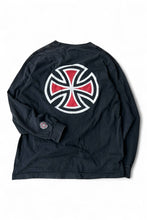 画像をギャラリービューアに読み込む, 90&#39;S L/S LOGO SKATEBOARING T-SHIRT / BLACK [SIZE: M USED]
